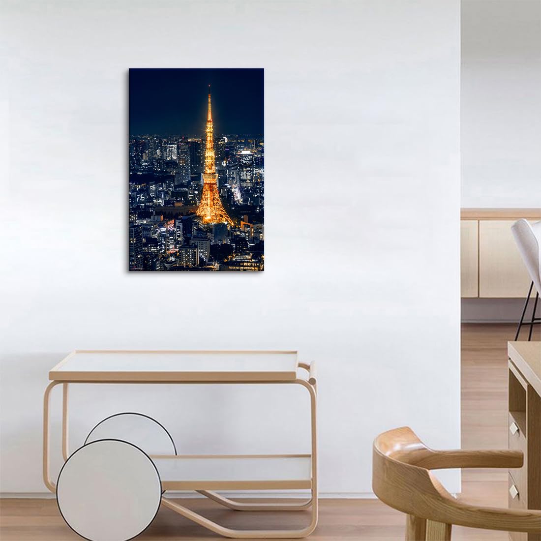 Amazon.co.jp: アートパネル 絵画 東京タワーインテリア 絵画 日本の街